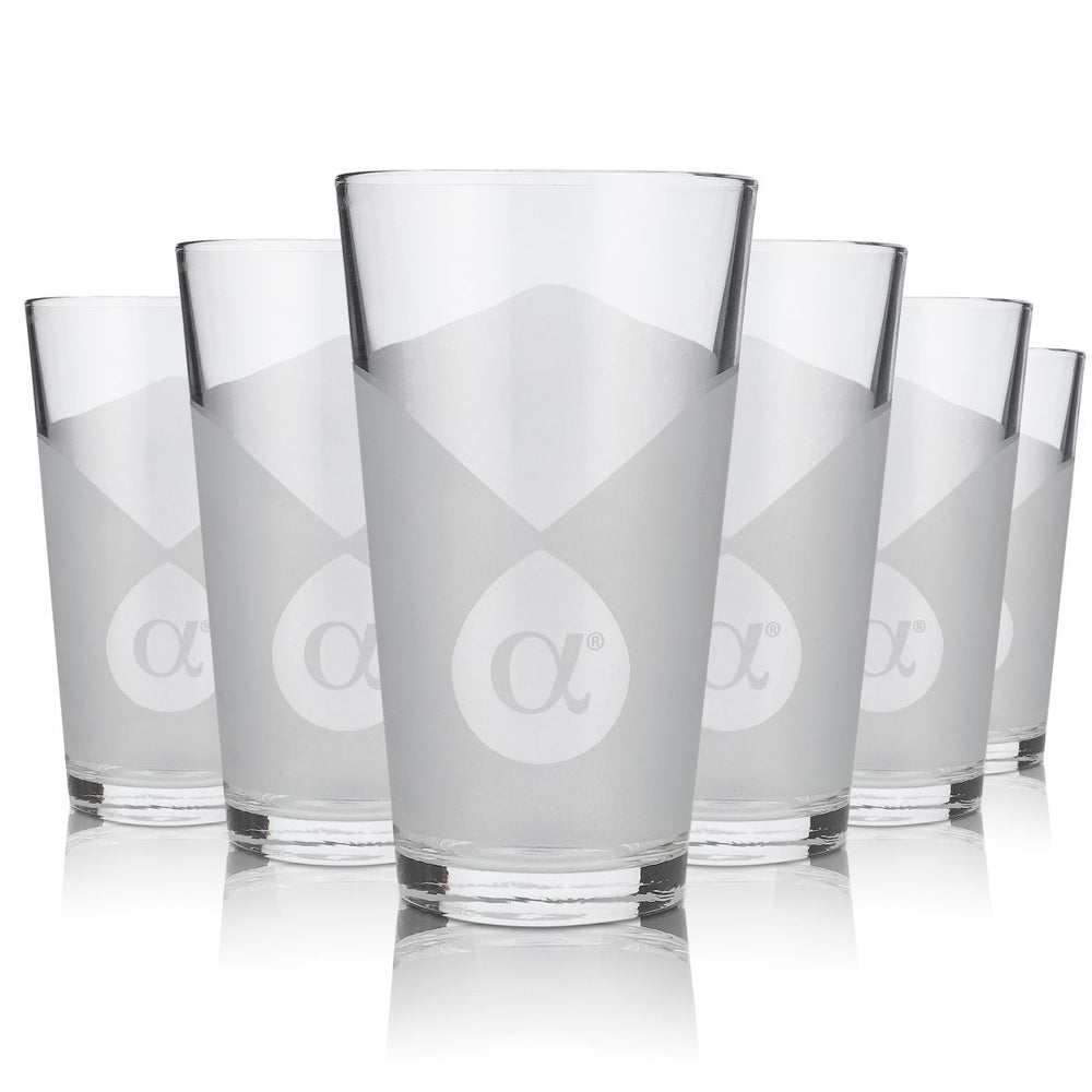 6x Alpha Noble Szklanka 0,4 l Szklanka do drinków długich Willi Becher Zestaw szklanek Vodka Longdrink