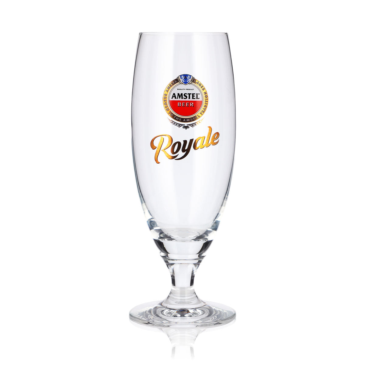 6 szklanek do piwa Amstel o pojemności 0,3 l, model „Pokal Royale Rastal” – Widok 2