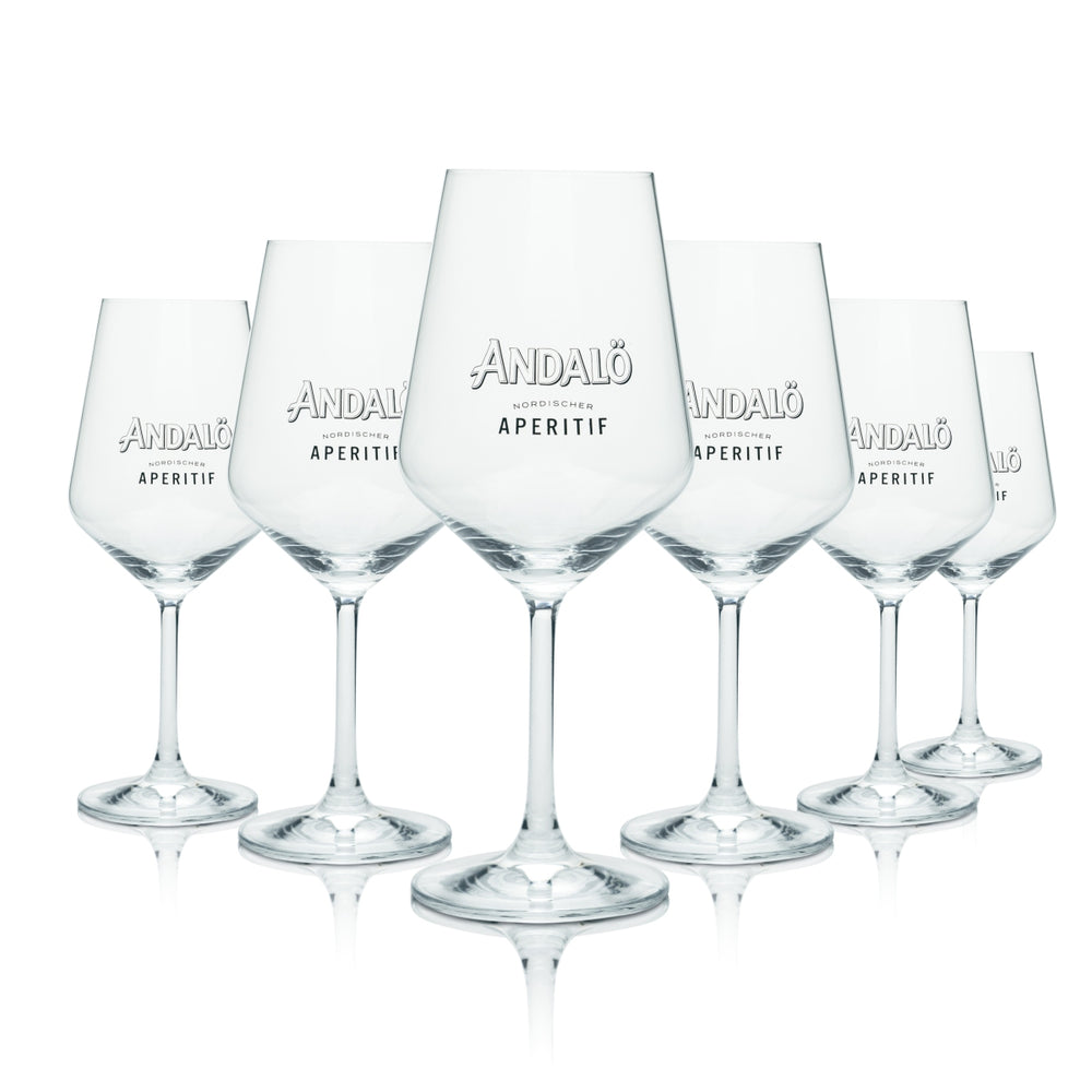 6x Andalö kieliszek do wina na nóżce 0,53l aperitif spritz koktajl z rokitnika zwyczajnego