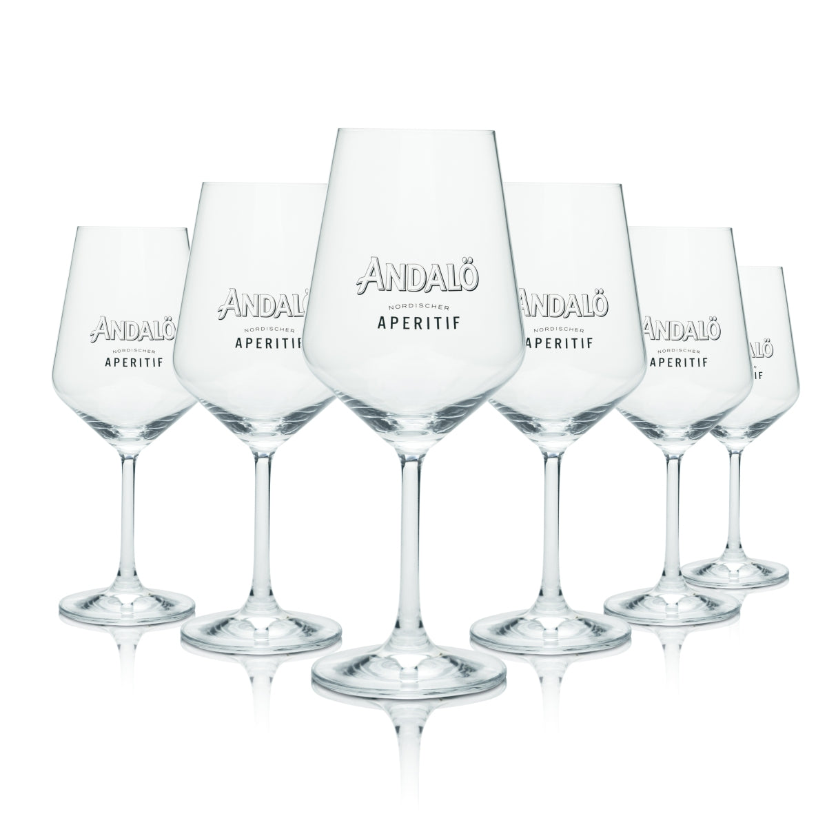 6x Andalö kieliszek do wina na nóżce 0,53l aperitif spritz koktajl z rokitnika zwyczajnego