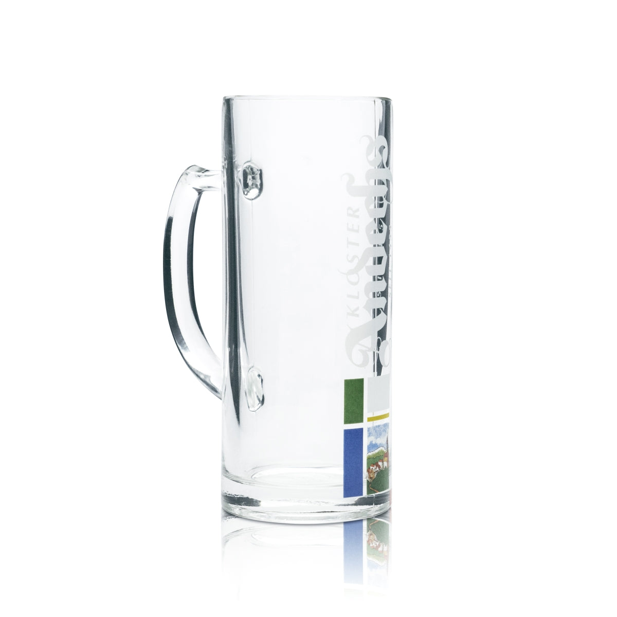 6x Andechs Beer Glass 0,3l Tankard Seidel Glasses Gastro Monastery Brewery Beer – Widok 3