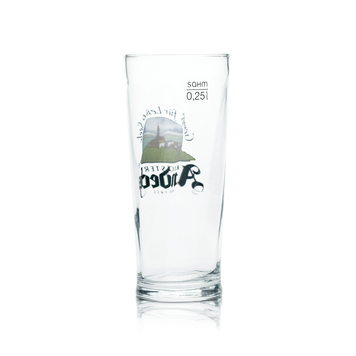 6x szkło Andechs 0.25l kufel do piwa szklanki barowe Klosterbrauerei Bockbier Gastro – Widok 3