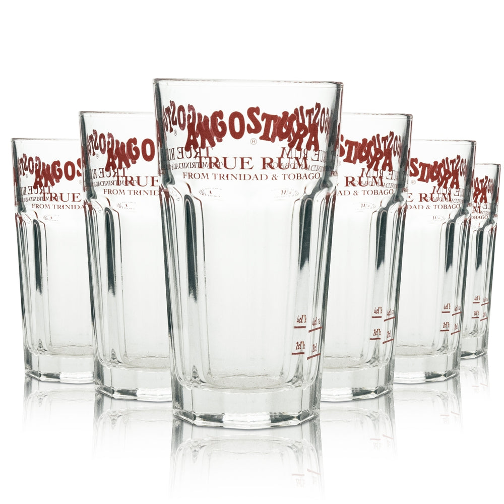 6x szklanka do likieru Angostura 0,2l szklanka do long drinków "True Rum"