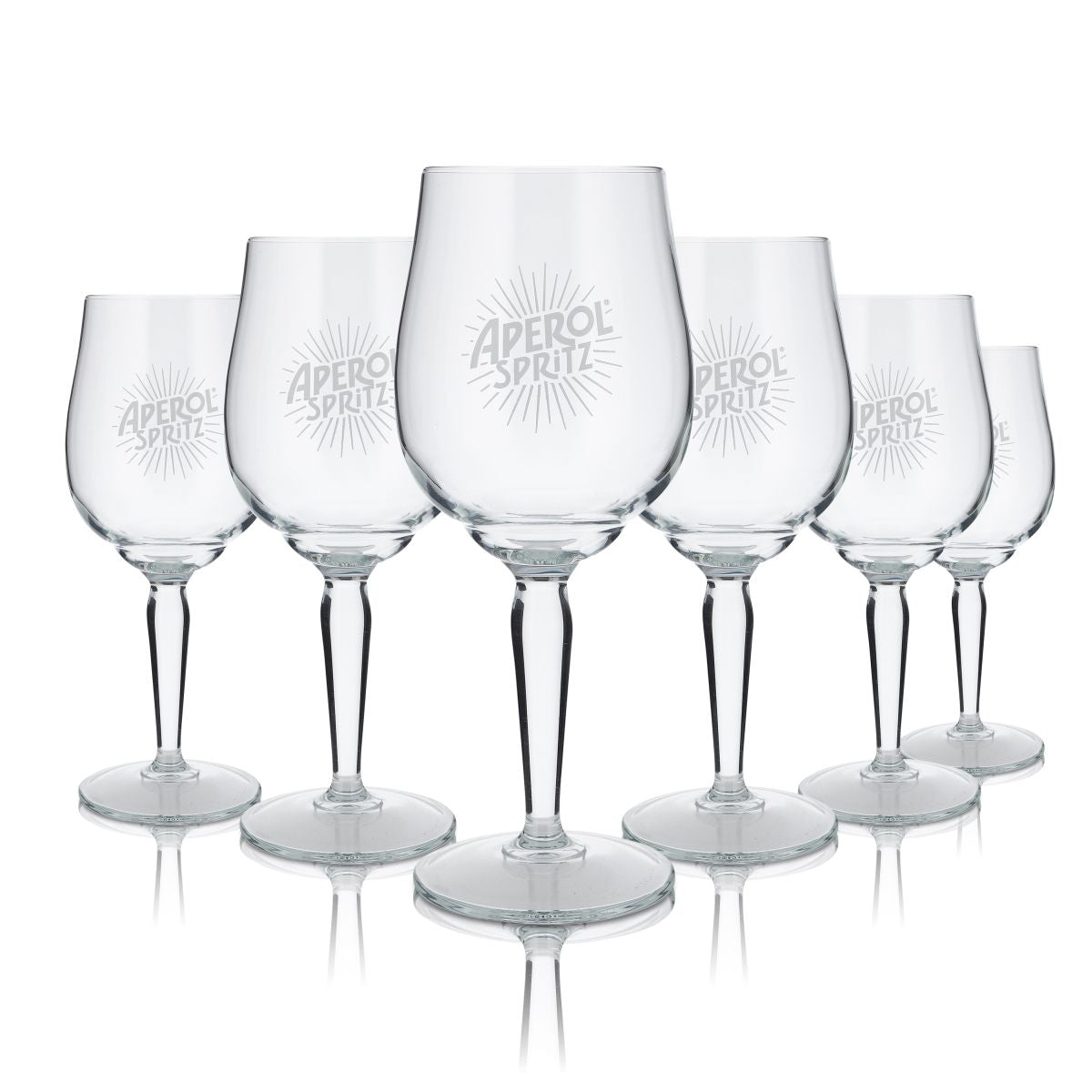 6x kieliszek do aperitifu Aperol Spritz Signature Calice 0,45 l – zestaw oryginalnych kieliszków do aperitifu Cristalline – Widok 2