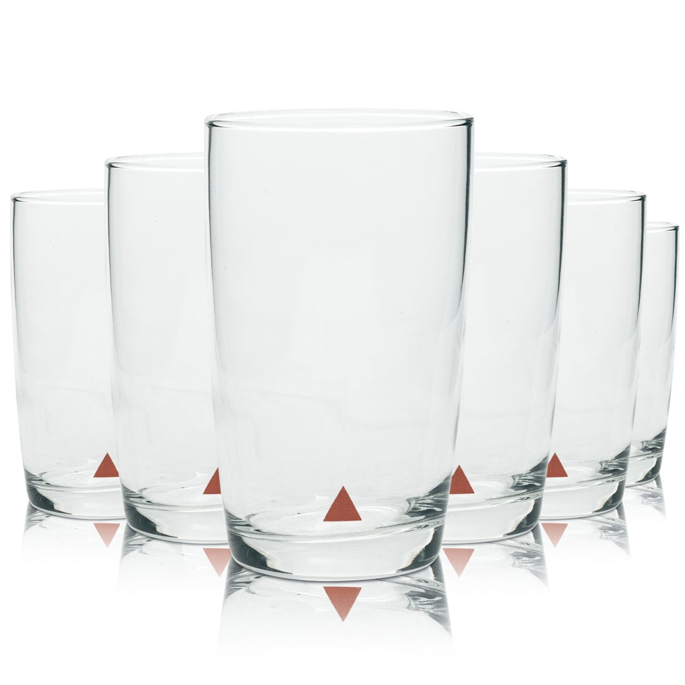 6x Apollinaris Water Glass 0,2l New Design Szklanki Gastro Juice Cocktail Tumbler