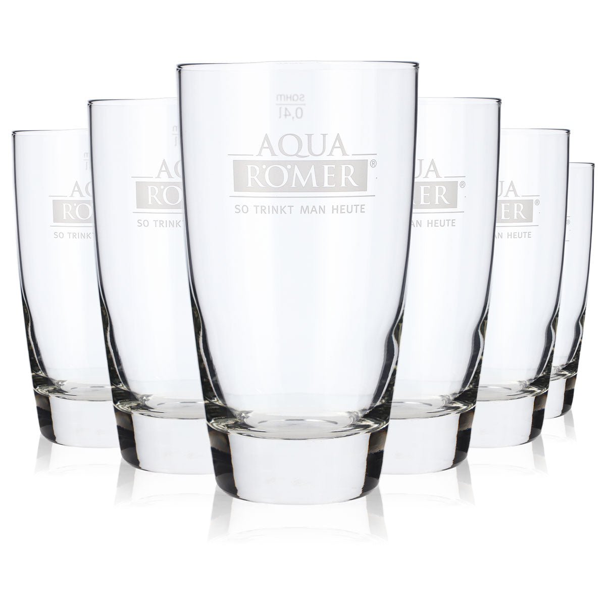 6x Aqua Römer Szklanka do wody 0,4 l Szklanki Szklanki do wody Kubki Sahm – Widok 5