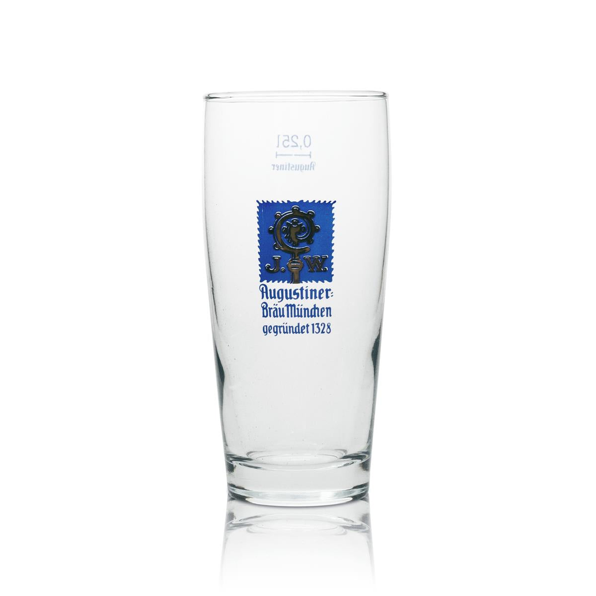 6x szklanka do piwa Augustiner 0,25l kufel Willi – Widok 2