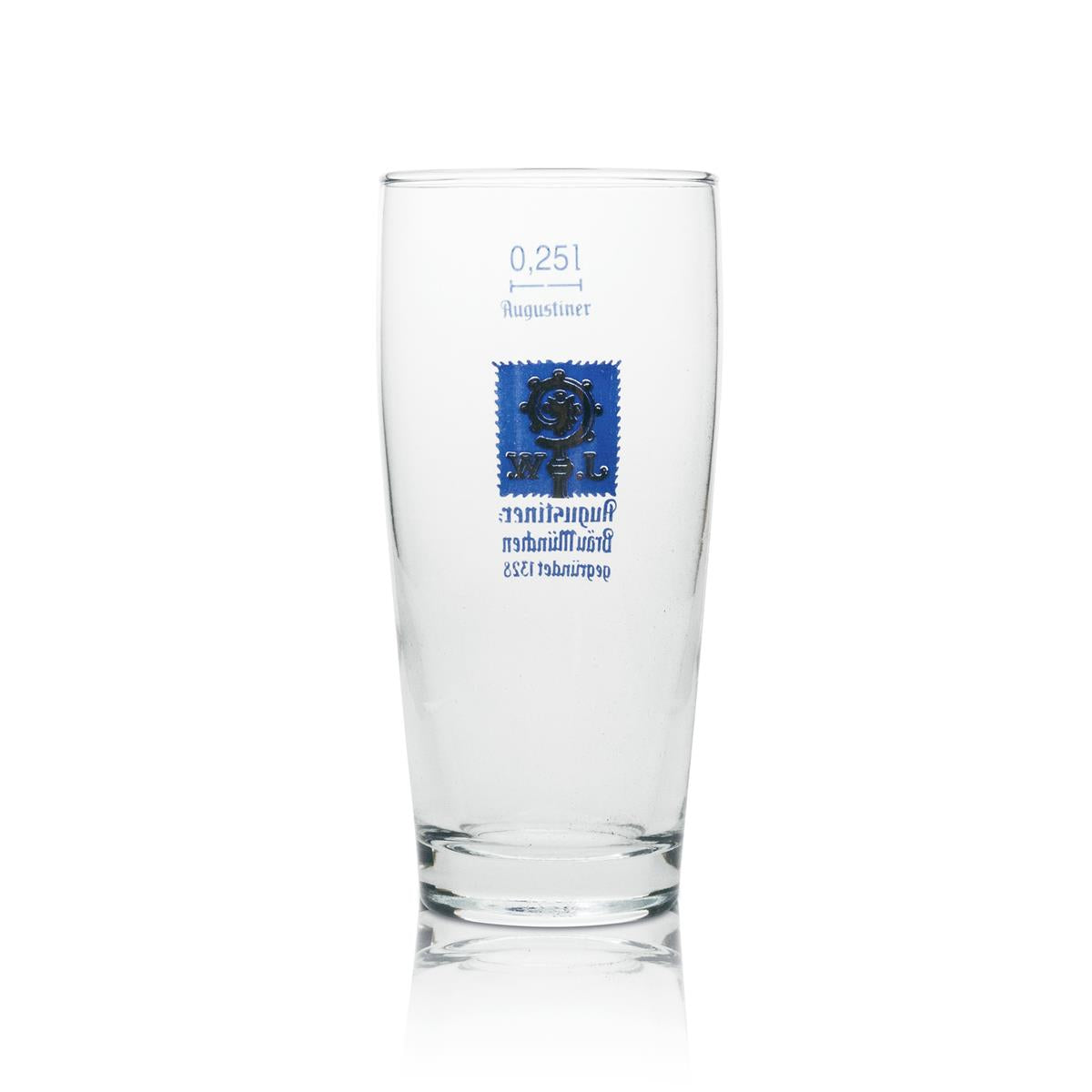 6x szklanka do piwa Augustiner 0,25l kufel Willi – Widok 3