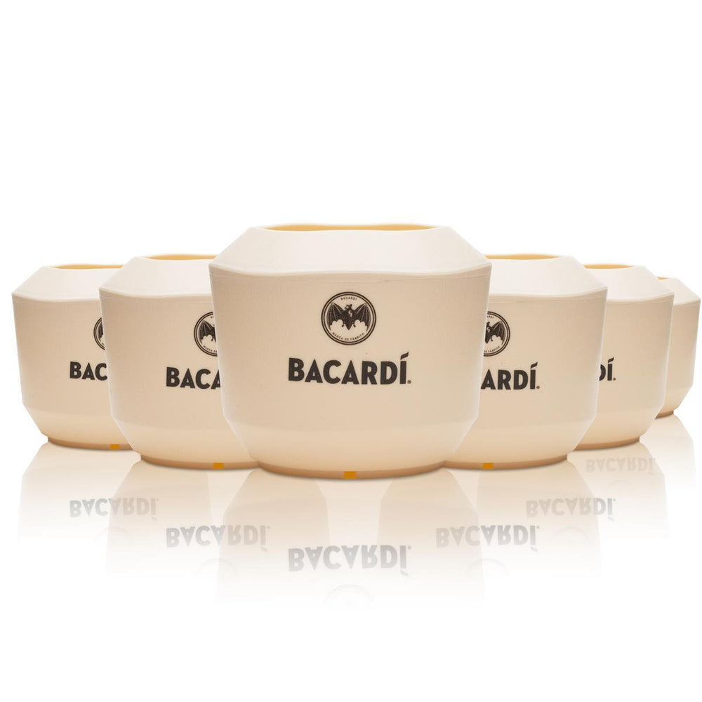 6x szklanka Bacardi 0,48l kokosowa plastikowa szklanka long drink koktajl aperitif