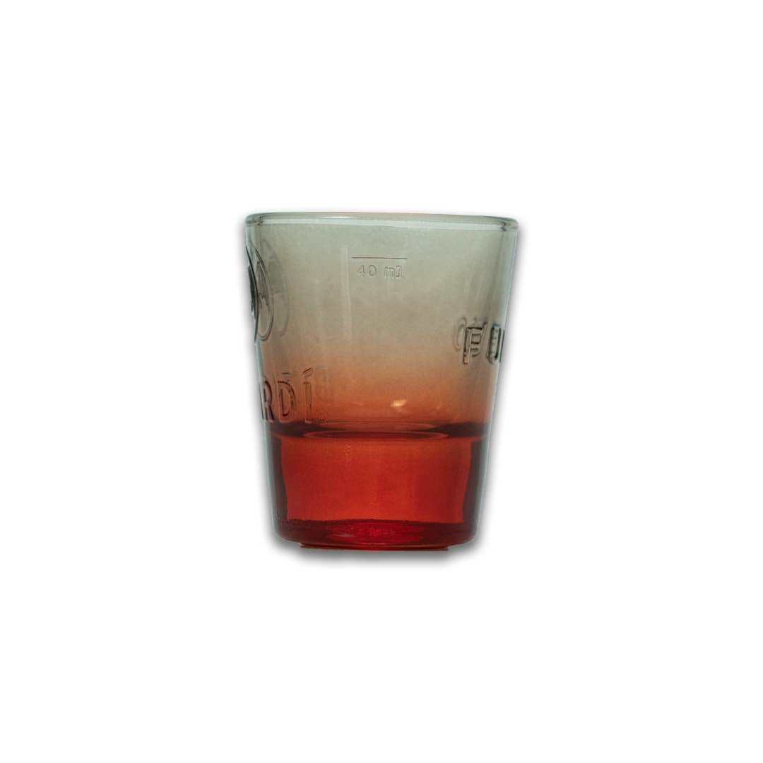 6x Bacardi Glass 4cl Shot Short Stamper Contour Glasses Fuego Gastro Pub Bar – Widok 7