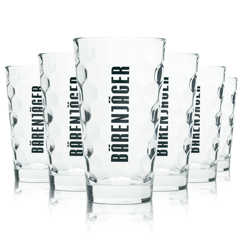 6x Bärenjäger szklanka 0,3l long drink kubek koktajlowy konturowy szklanki gastro pub