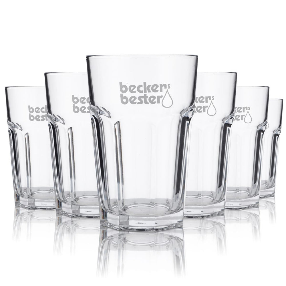 6x szklanka Beckers Bester 0,42l szklanka do soku Willi tumbler zestaw szklanek do picia