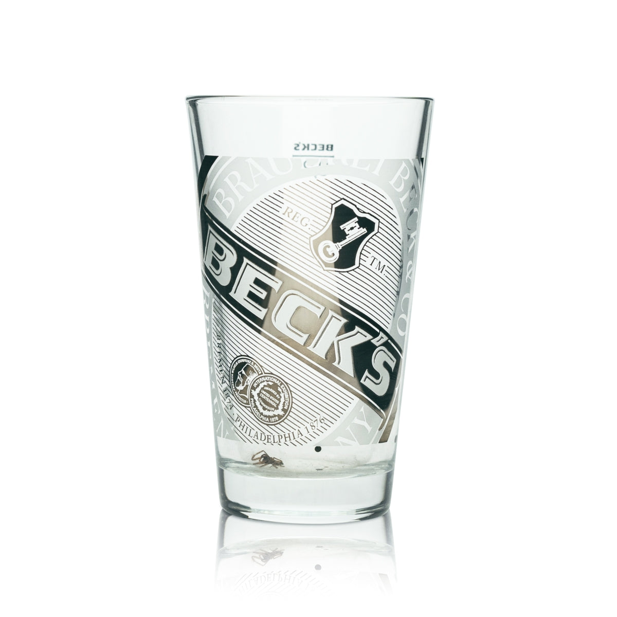 6x Becks Beer Glass 0,2l Mug Half Pint Schott Retro Collector Glasses Tumbler Bar – Widok 2