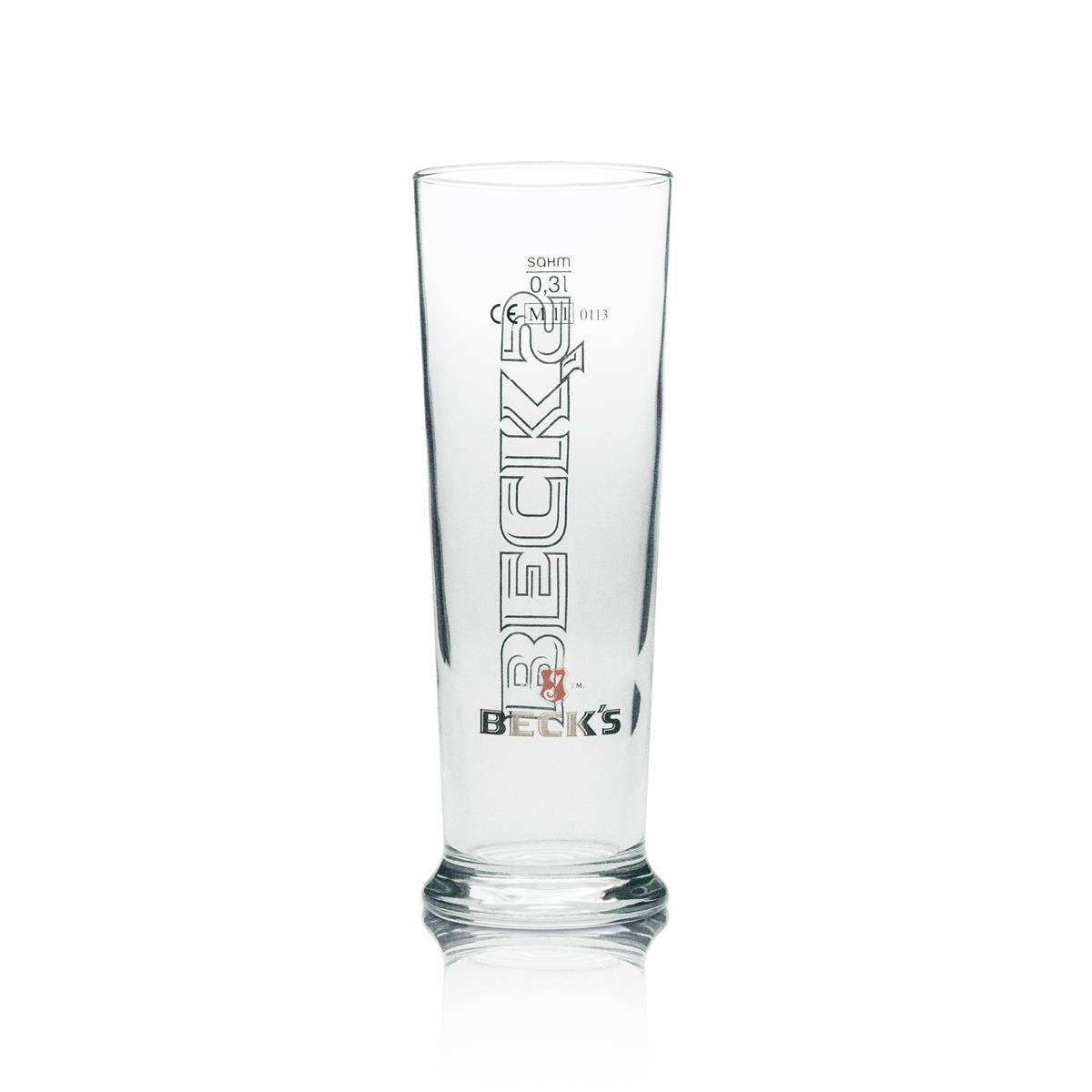 6x Becks Beer Glass Kieliszki do piwa Kieliszki 0,3 l Kieliszek Seattle Sahm – Widok 3