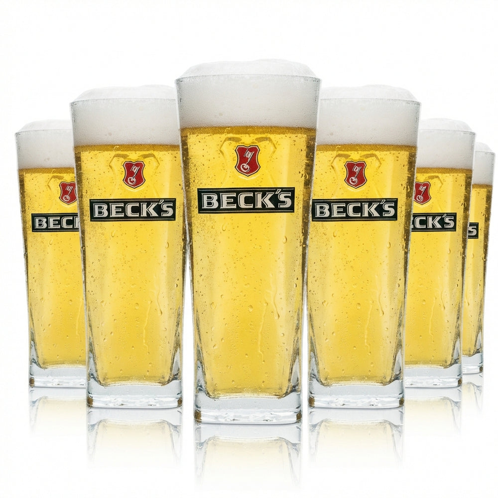 6x Szklanka do piwa Becks Henry Longdrink 300ml