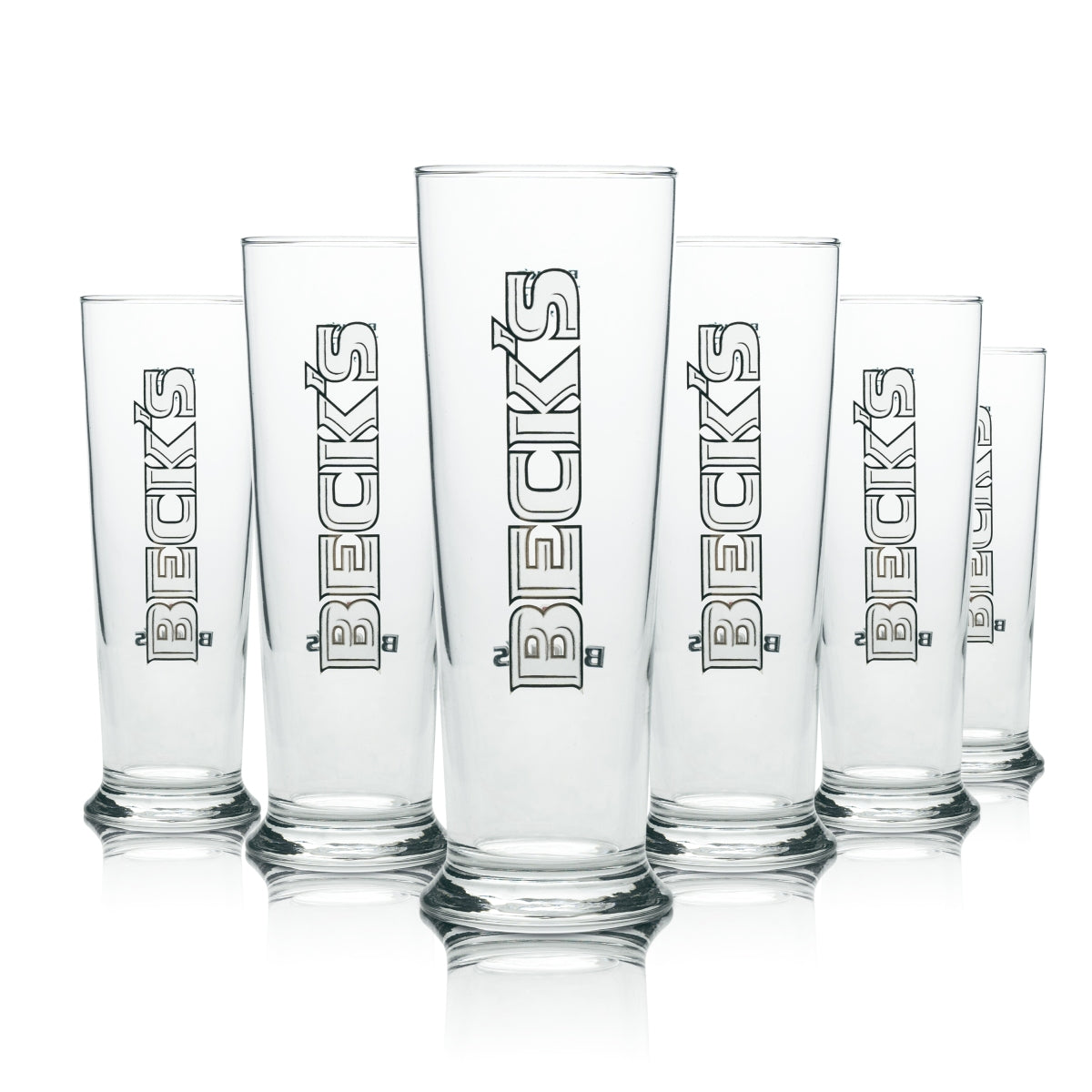 6x szklanka do piwa Becks Seattle 0,2 l Sahm Tulpe Szklanki Browar Puchar Gastro Bar