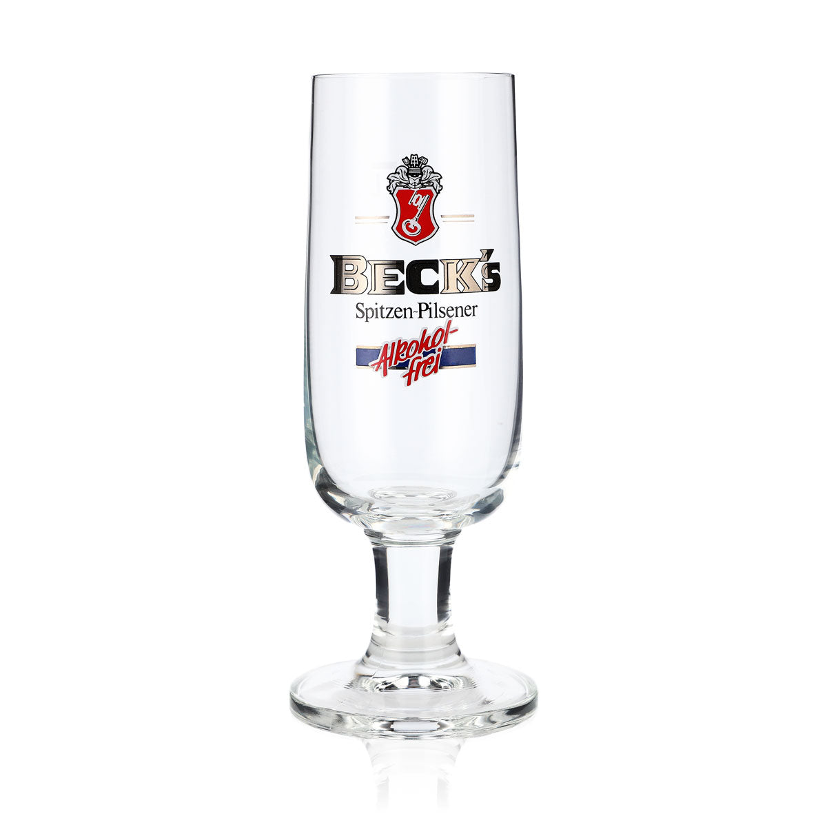 6x szklanki do piwa Becks Bier Pokal 0,2 l Ritzenhoff „Alkoholfrei” srebrne – Widok 2