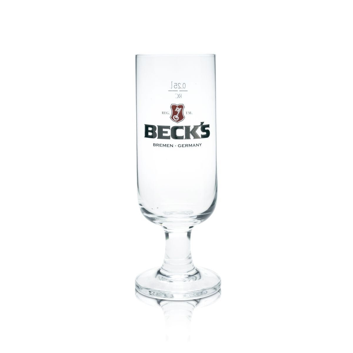 6x Becks szklanka do piwa 0.25l szklanka Pilstulpe zestaw szklanek browar Gastro Geeicht – Widok 2