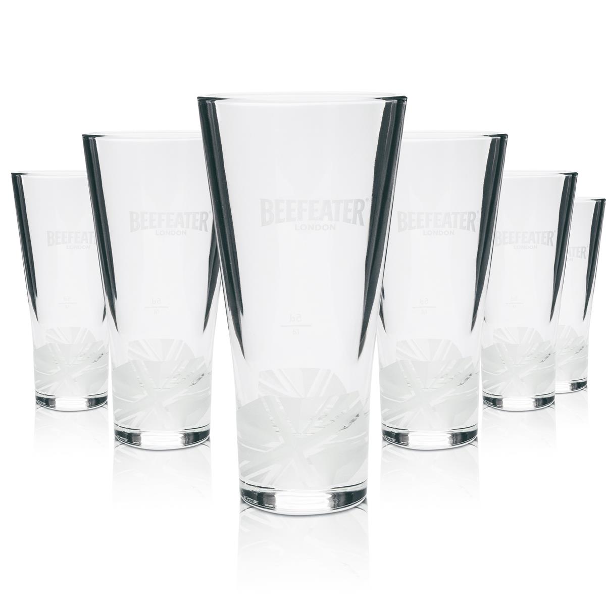 6 kieliszków do koktajli Beefeater Glass 0,3l Gin-Tonic Fizz Longdrink