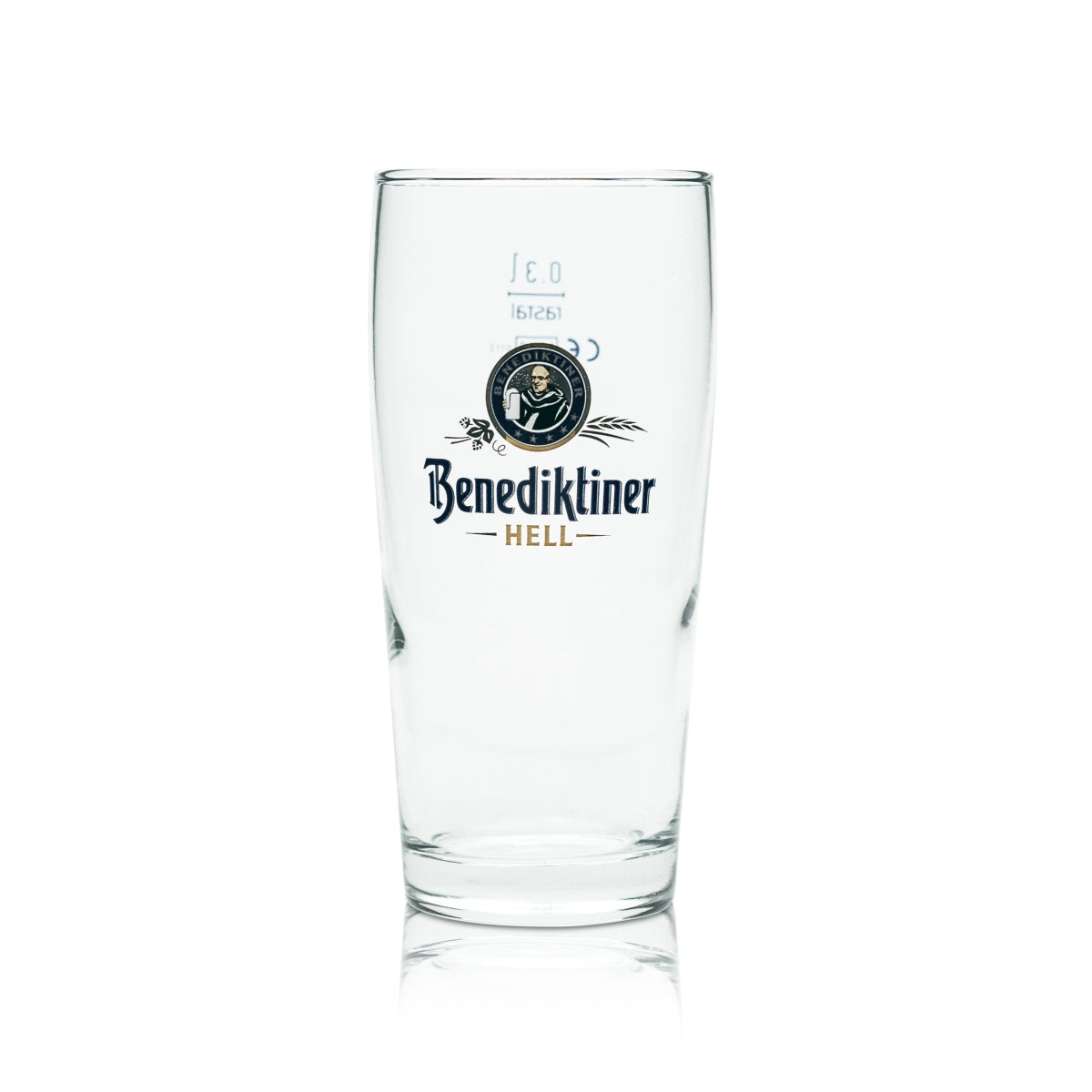 6x szklanka do piwa Benediktiner 0.3l Willi Becher "Hell" Sahm szklanki do piwa tumbler – Widok 2