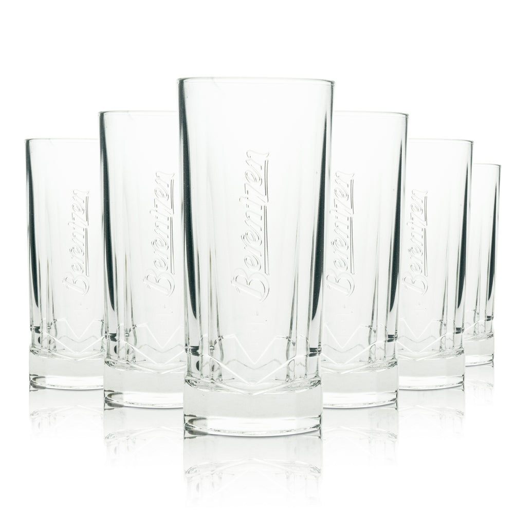6x kieliszek do likieru Berentzen Longdrink, ośmiokątny, 200 ml