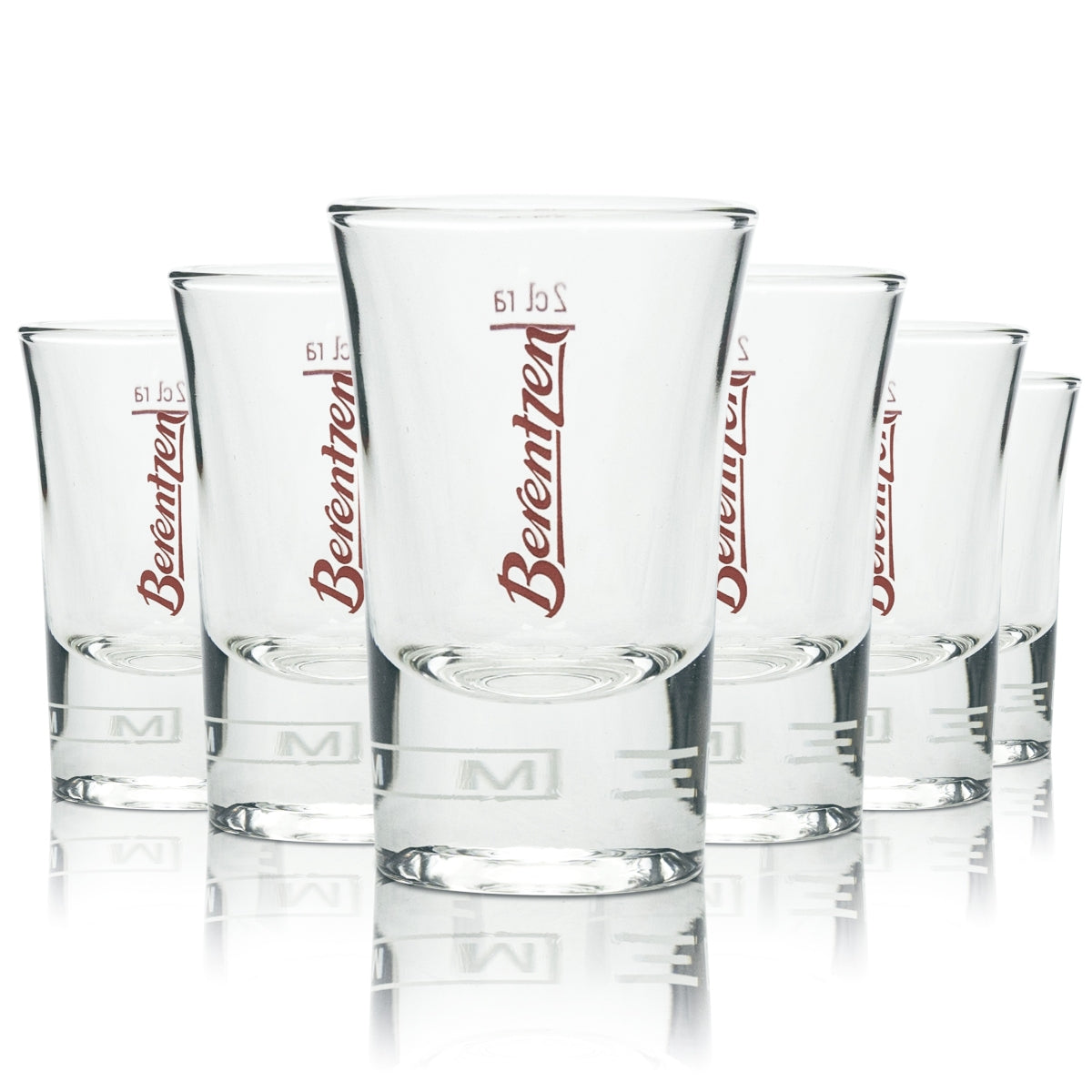 6x kieliszek do likieru Berentzen 2 cl