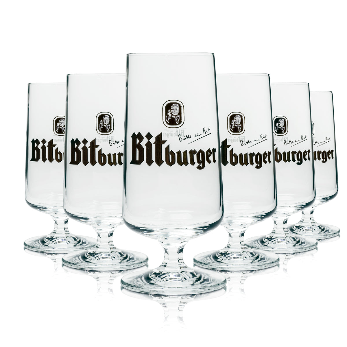6x szklanka Bitburger 0.1l kielich tulipan szklanki gastro degustacja piwa pilzner browar bar – Widok 4