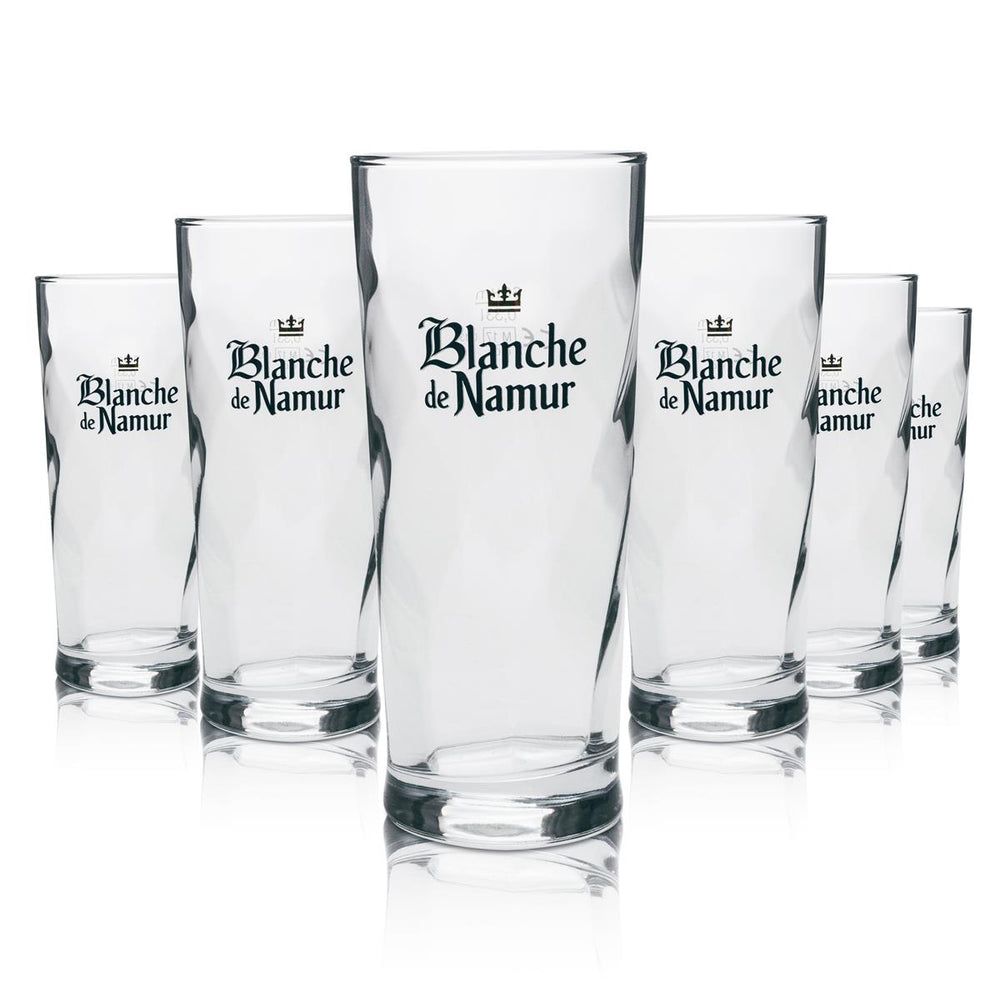 6x Blanche de Namur szklanka do piwa Germania kufel 0.4l Sahm