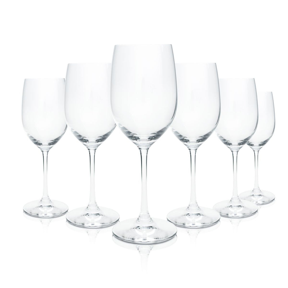 6x Bohemia Cristal kieliszki do wina 0,45l kieliszki do czerwonego wina kieliszki na nóżce dąb gastro