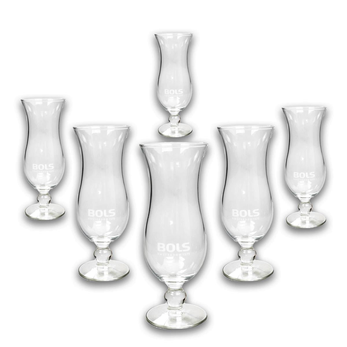 6x kieliszek do likieru Bols XL Hurricane Glass