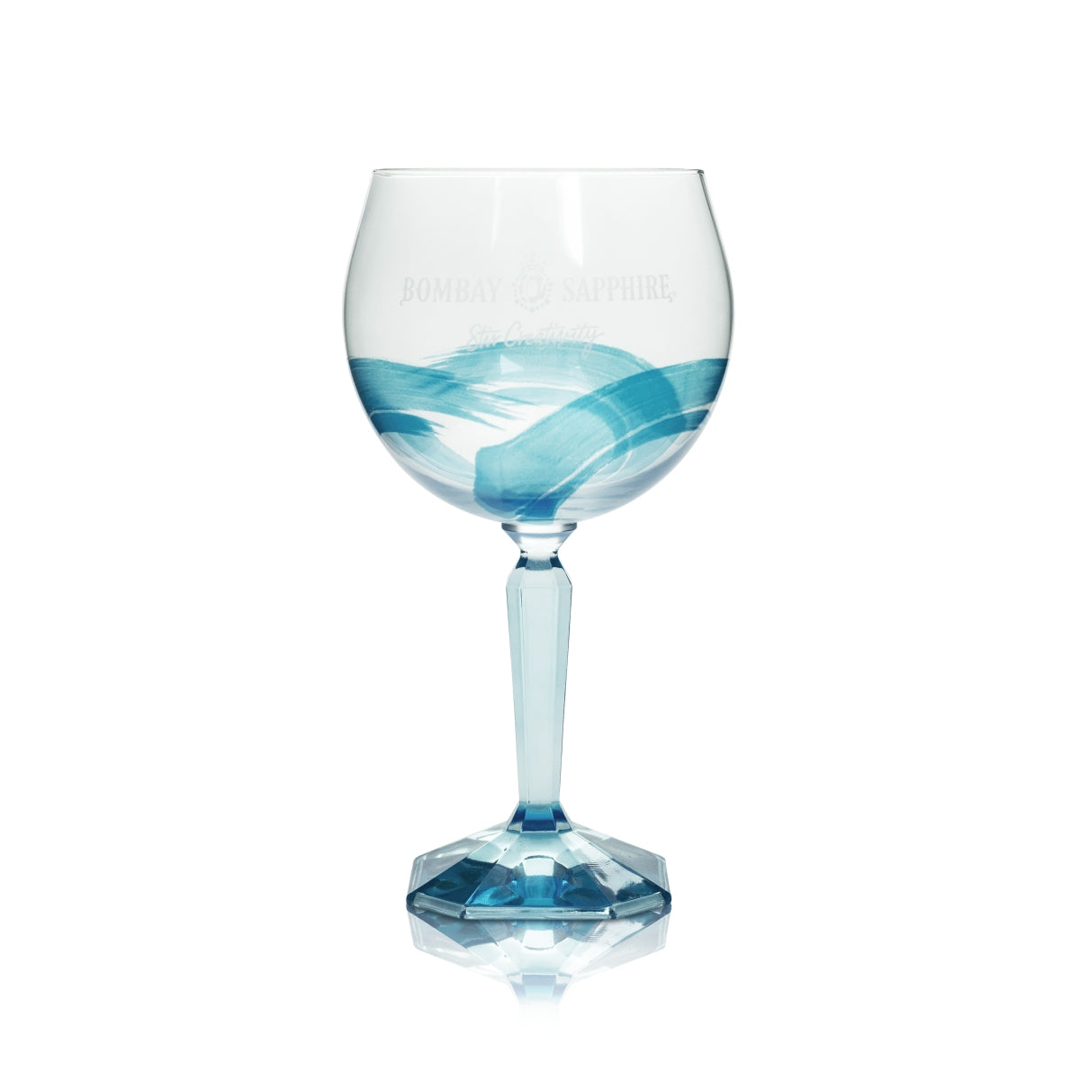 6x Bombay Sapphire Gin Glass Stir Creativity 68cl Glasses Special Edition Balloon Bar – Widok 4