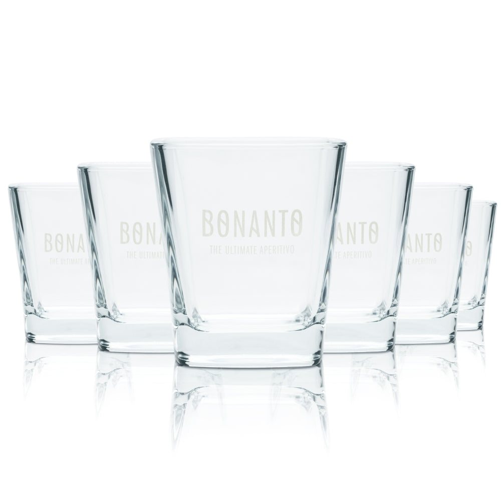 6x Bonanto Glass 0.2l Tumbler Glasses Aperitif Aperitivo Kieliszki do białego wina Gastro