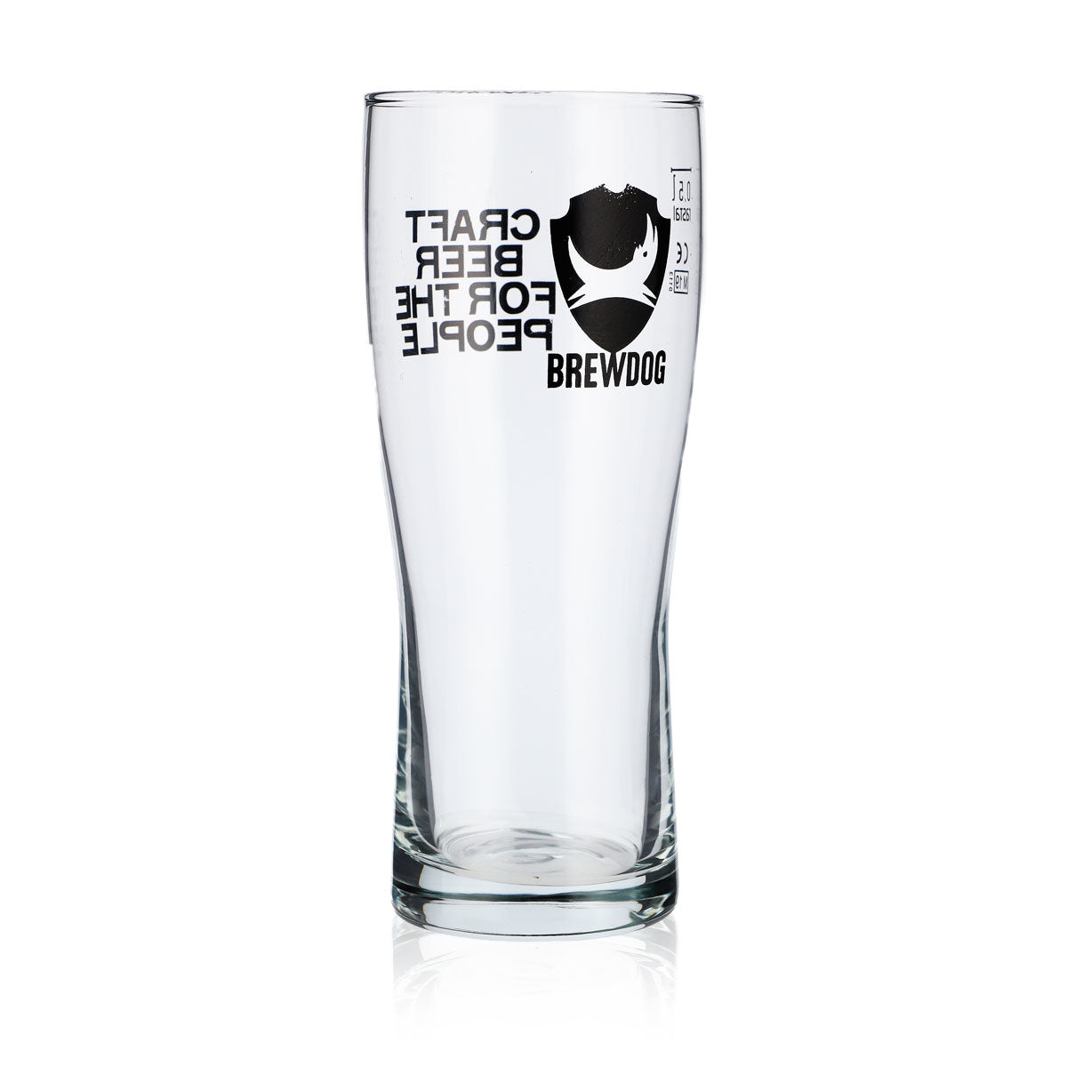 6x Brewdog Piwo Willibecher 0,5 l Szklanki do piwa Kubki do piwa Logo czarne – Widok 3