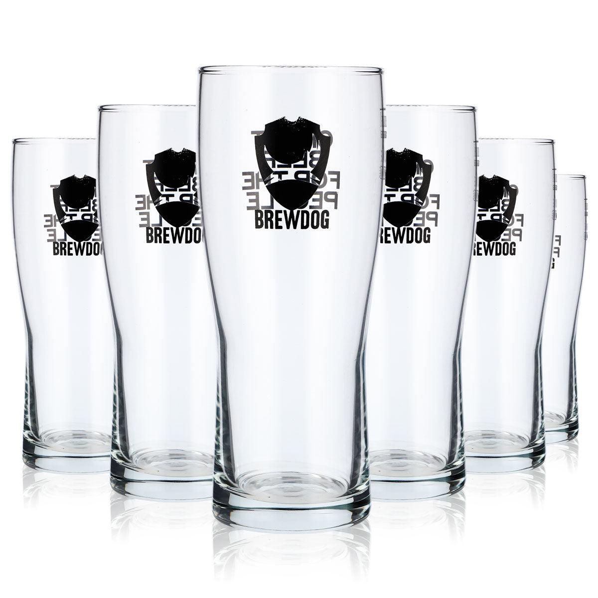 6x Brewdog Piwo Willibecher 0,5 l Szklanki do piwa Kubki do piwa Logo czarne – Widok 7