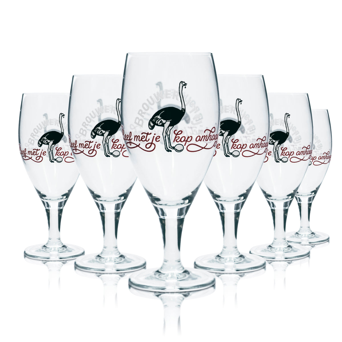 6x Brouwerij 't IJ Szklanka do piwa 0,3l Goblet Cup Tulip Tulip Szklanki do piwa Browar Bar – Widok 4