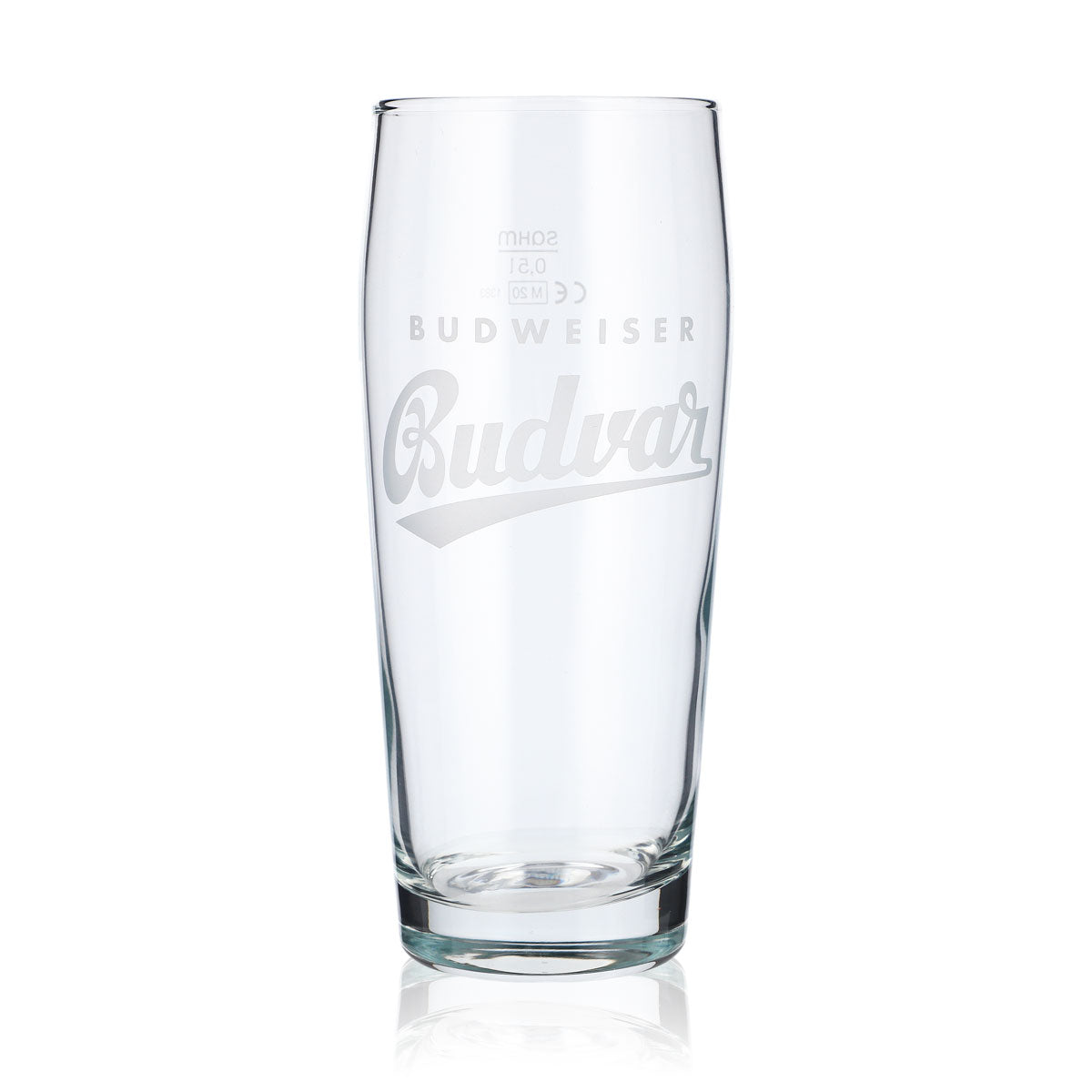 6x szklanka do piwa Budweiser Willigläser 0,5 l kubek szklanki do piwa białe logo – Widok 2