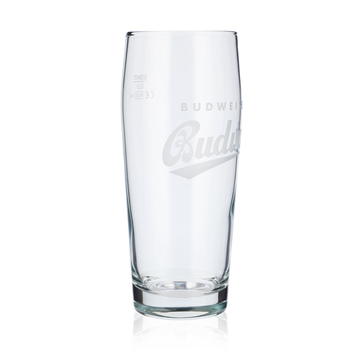 6x szklanka do piwa Budweiser Willigläser 0,5 l kubek szklanki do piwa białe logo – Widok 3