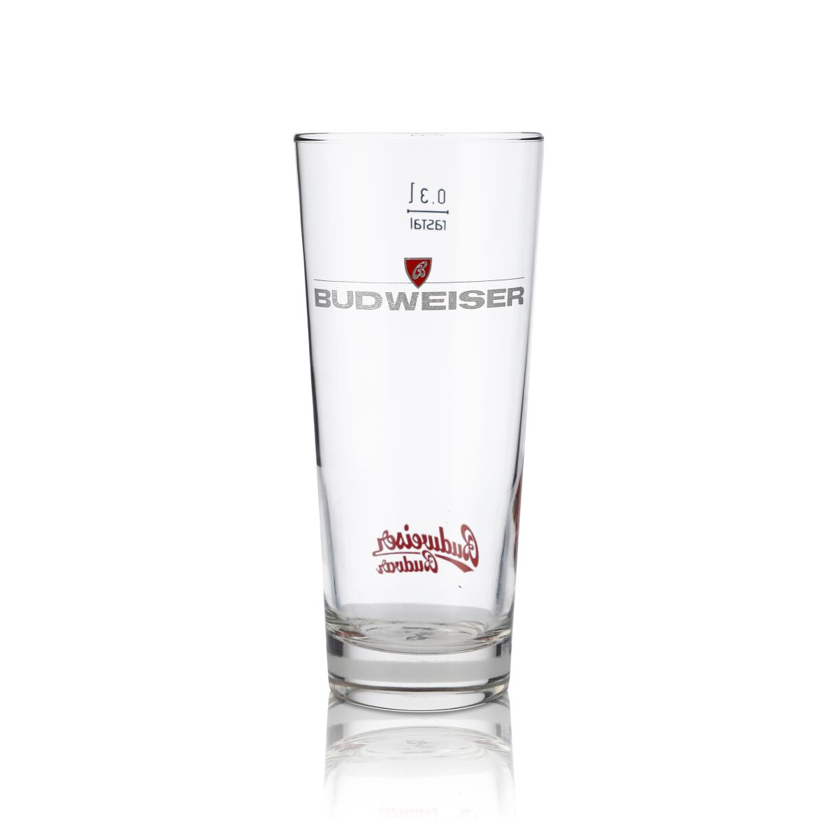 6x Budweiser Glass 0,3l Szklanka do piwa Willi Mug Budvar Zestaw Szklanek Browar Gastro – Widok 2