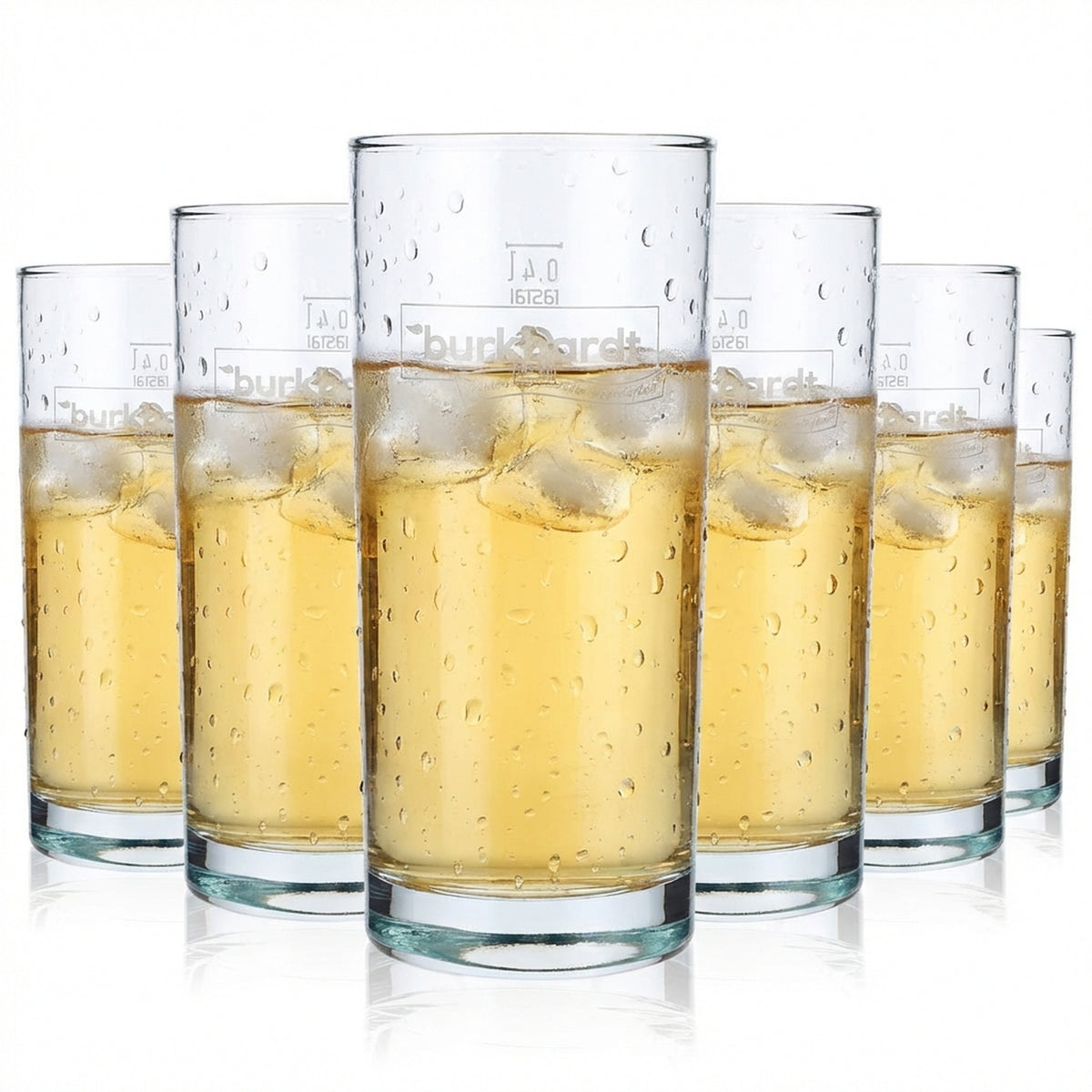 6x Burkhardt Szklanka do soku 0,4 l Szklanki do drinków Kubki Rastal Amsterdam