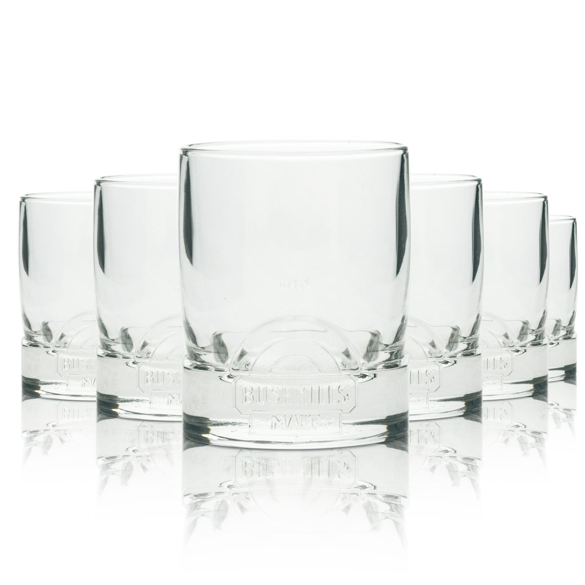 6x Bushmills Whiskey Szklany Tumbler Malt 4cl Rastal