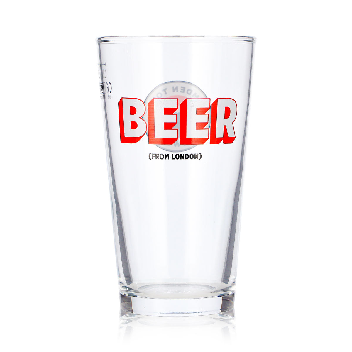 6 szklanek do piwa Camden Town Brewery o pojemności 0,25 l „Willi Becher Beer” (z Londynu) (zestaw 6 sztuk) – Widok 5