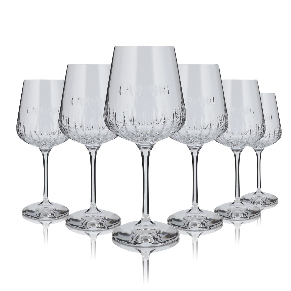 6x kieliszki Campari 0,49 l Milano Signature Relief zestaw kieliszków Spritz Bespoke Aperitif – Widok 4