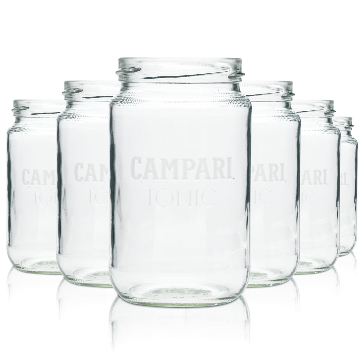 6x szklanka Campari Jar 0,3 l Tonic Longdrink Cocktail Słoiki do przetworów Spritz Gastro
