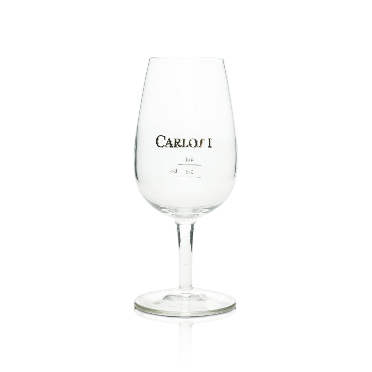 6x Carlos Brandy Glass Tasting Logo Gold 4cl Böckling – Widok 2