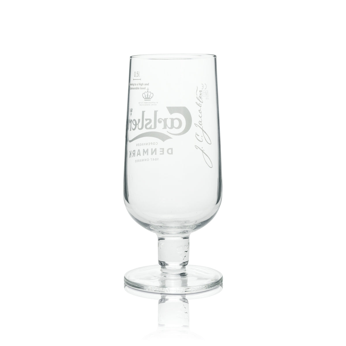 6x Carlsberg Beer Glass Goblet Better 500ml – Widok 3