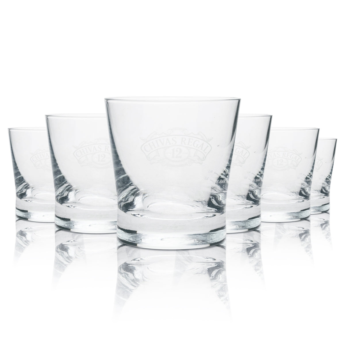 6x Szklany kubek do whisky Chivas Regal 12 Years Logo – Widok 4