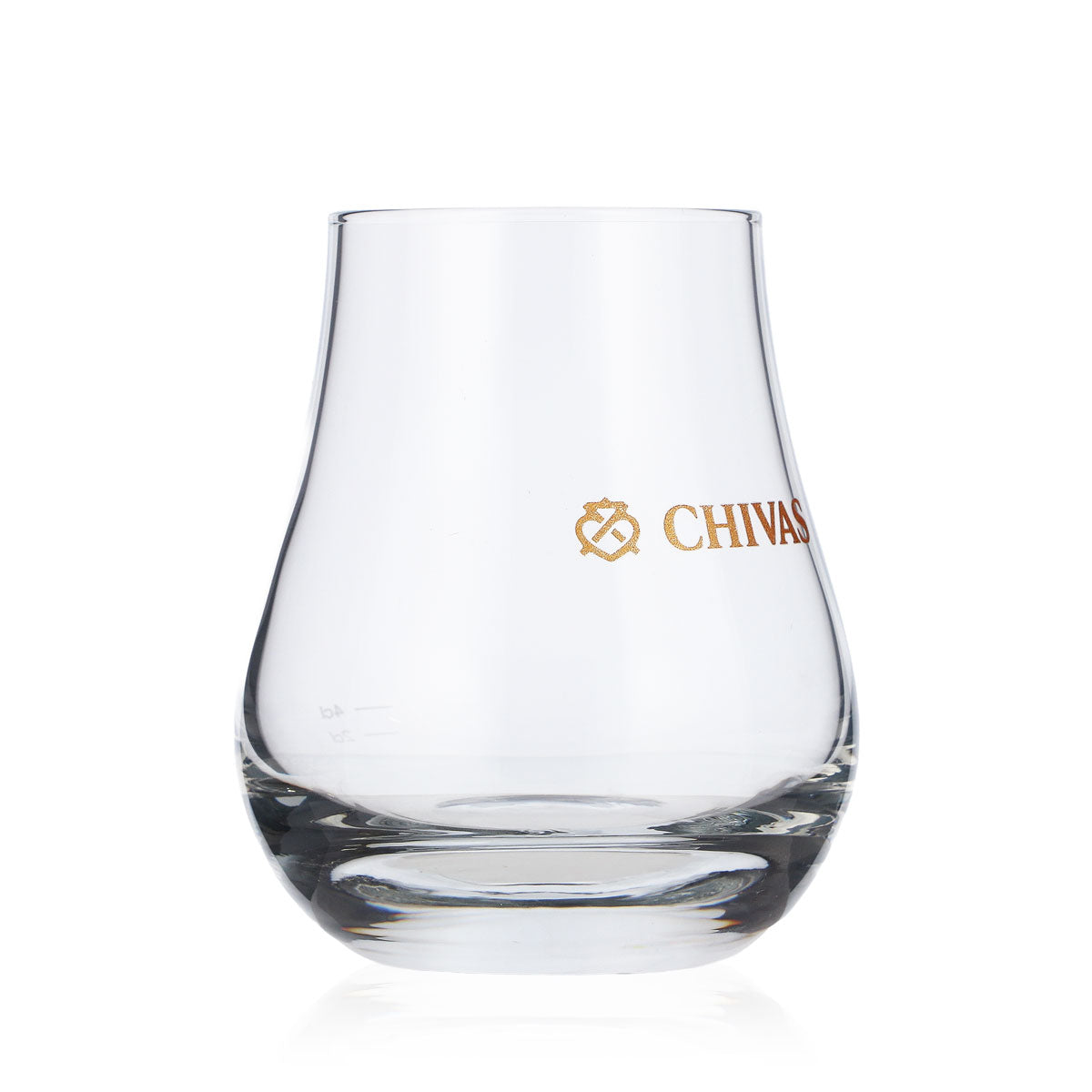 6x szklanka do whisky Chivas Regal Kontur 0,24 l Kubek/szklanka Złote logo – Widok 3