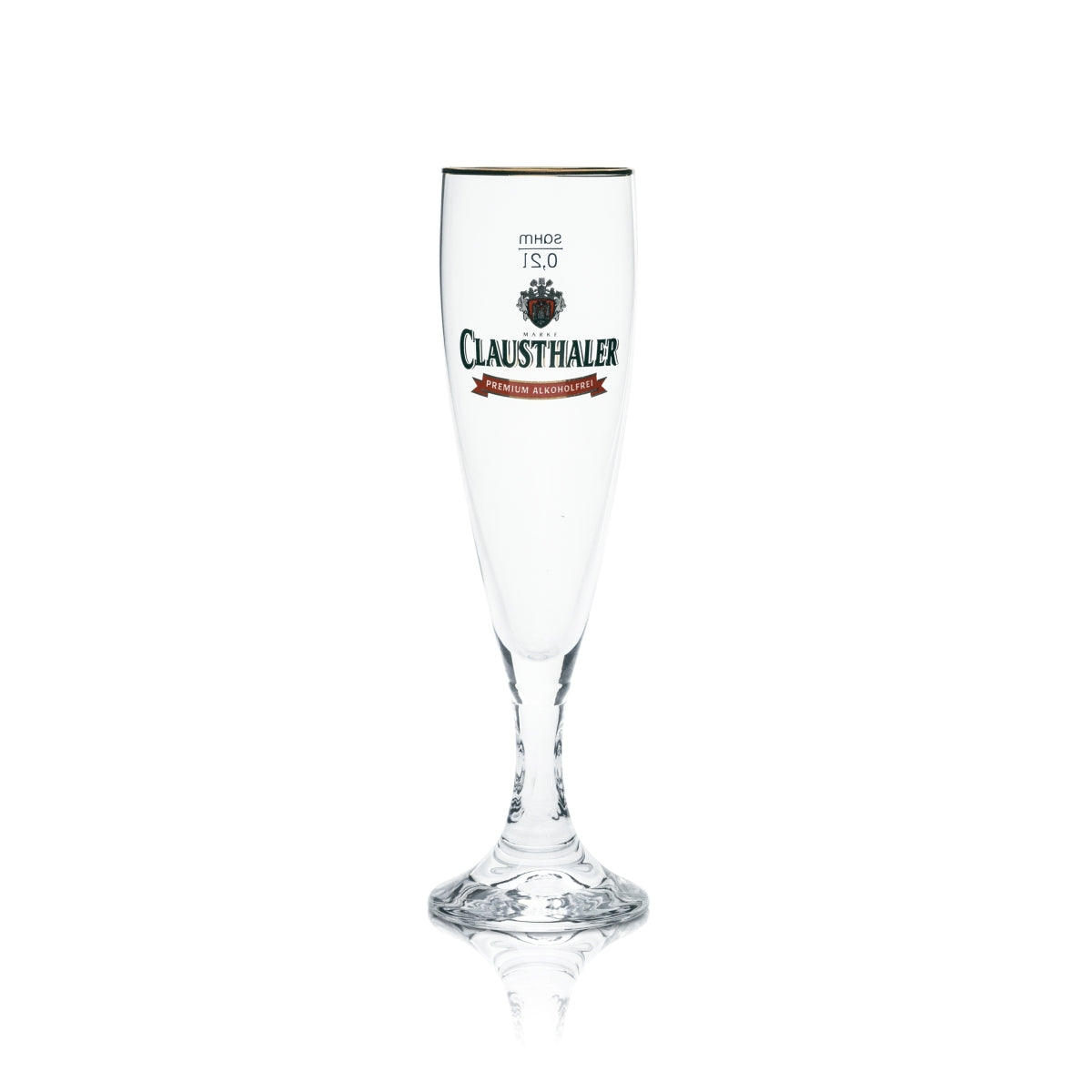 6x Clausthaler szklanka 0,2l goblet tulipan szklanki bezalkoholowe piwo browar gastro bar – Widok 2