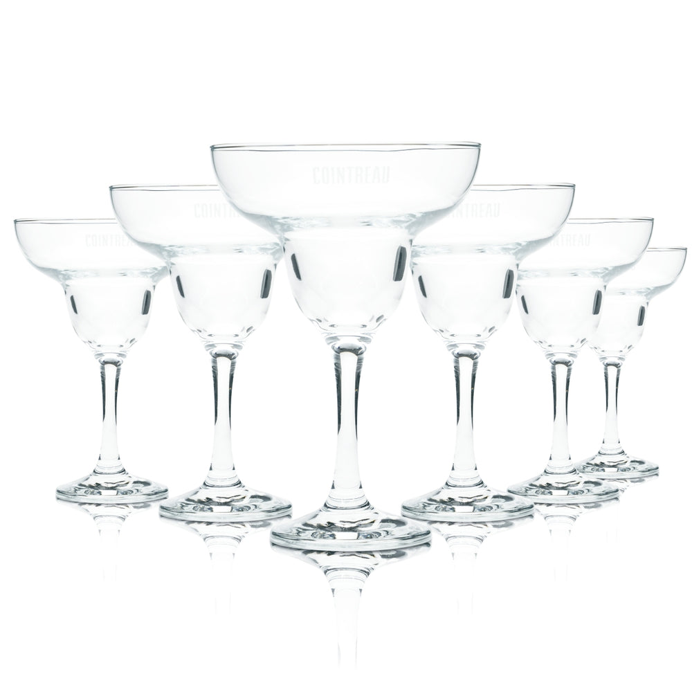 6x Cointreau Liqueur Glass 0.1l Margarita Bowl Glasses Orange Caipi Longdrink Bar