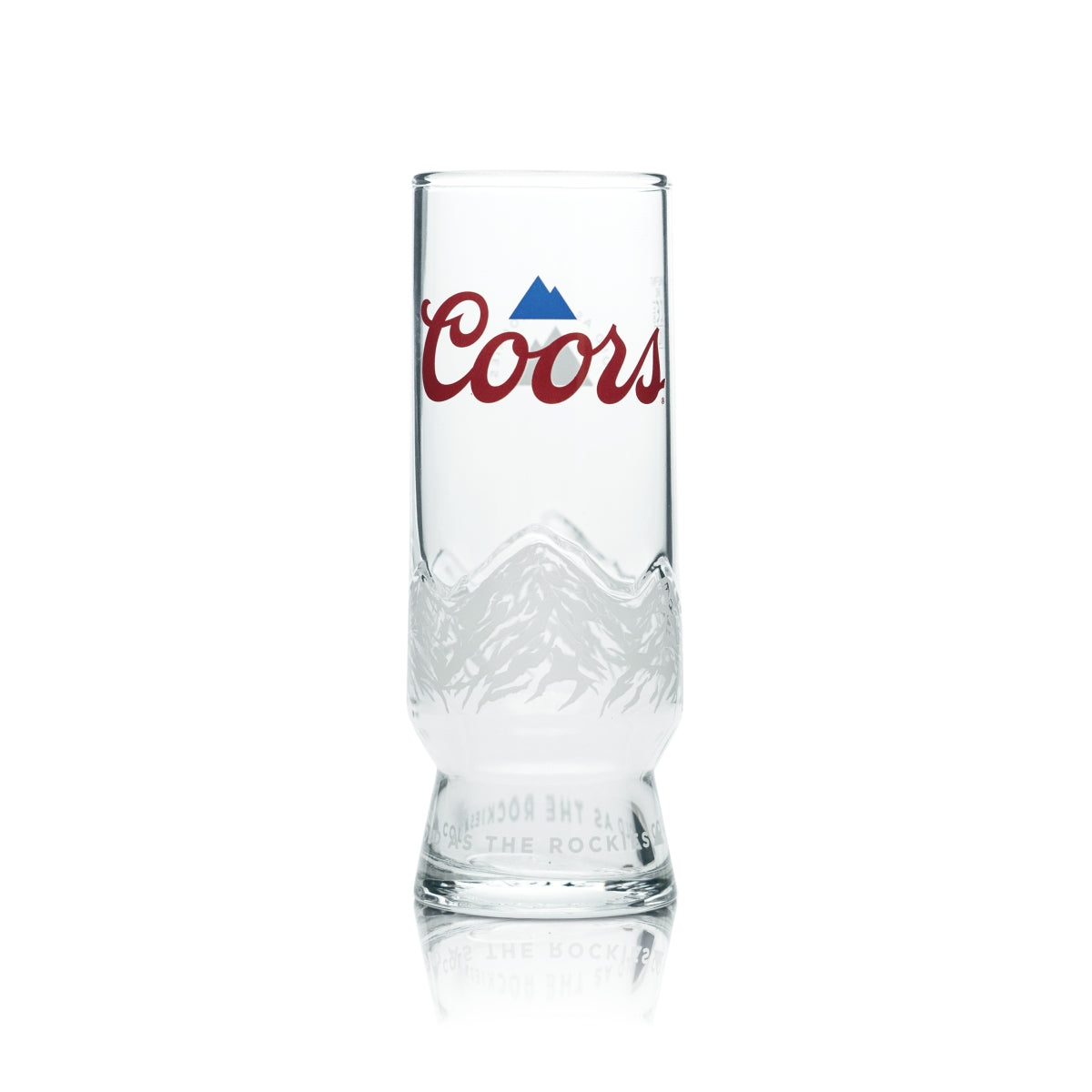 6x Coors Beer Glass 0,25l Goblet Tulip England UK Half Pint Glasses Relief – Widok 2
